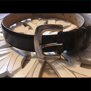 Kenneth Cole New York leather black belt